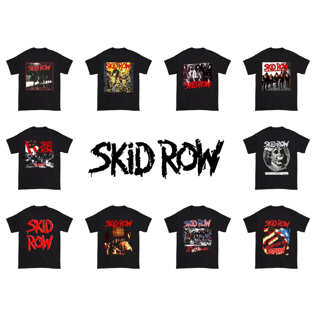 Kaos Skid Row Band Music | Baju Skid Row Band Musik | Kaos Band Skid Row Music | Baju Band Skid Row 
