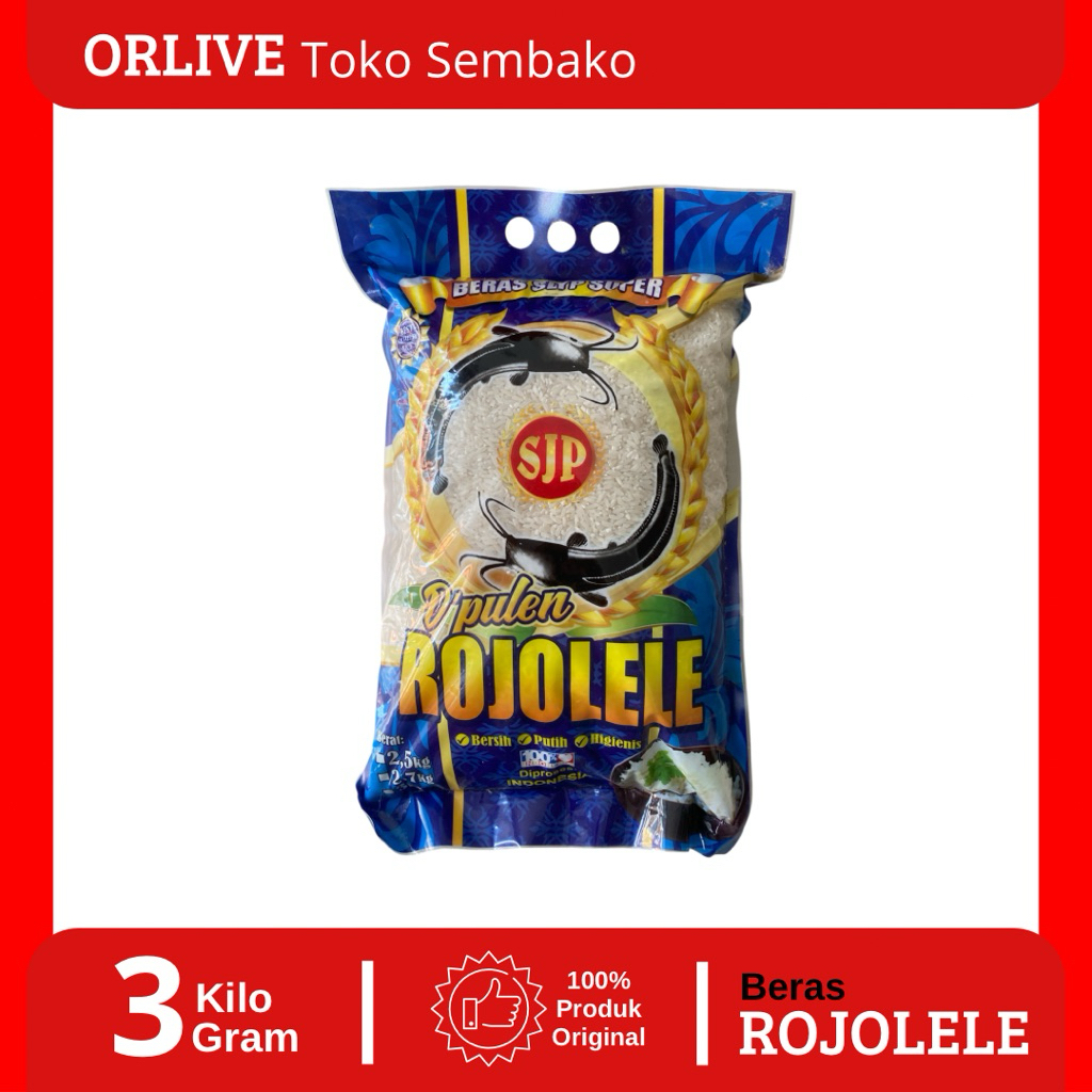 

BERAS ROJOLELE 3KG