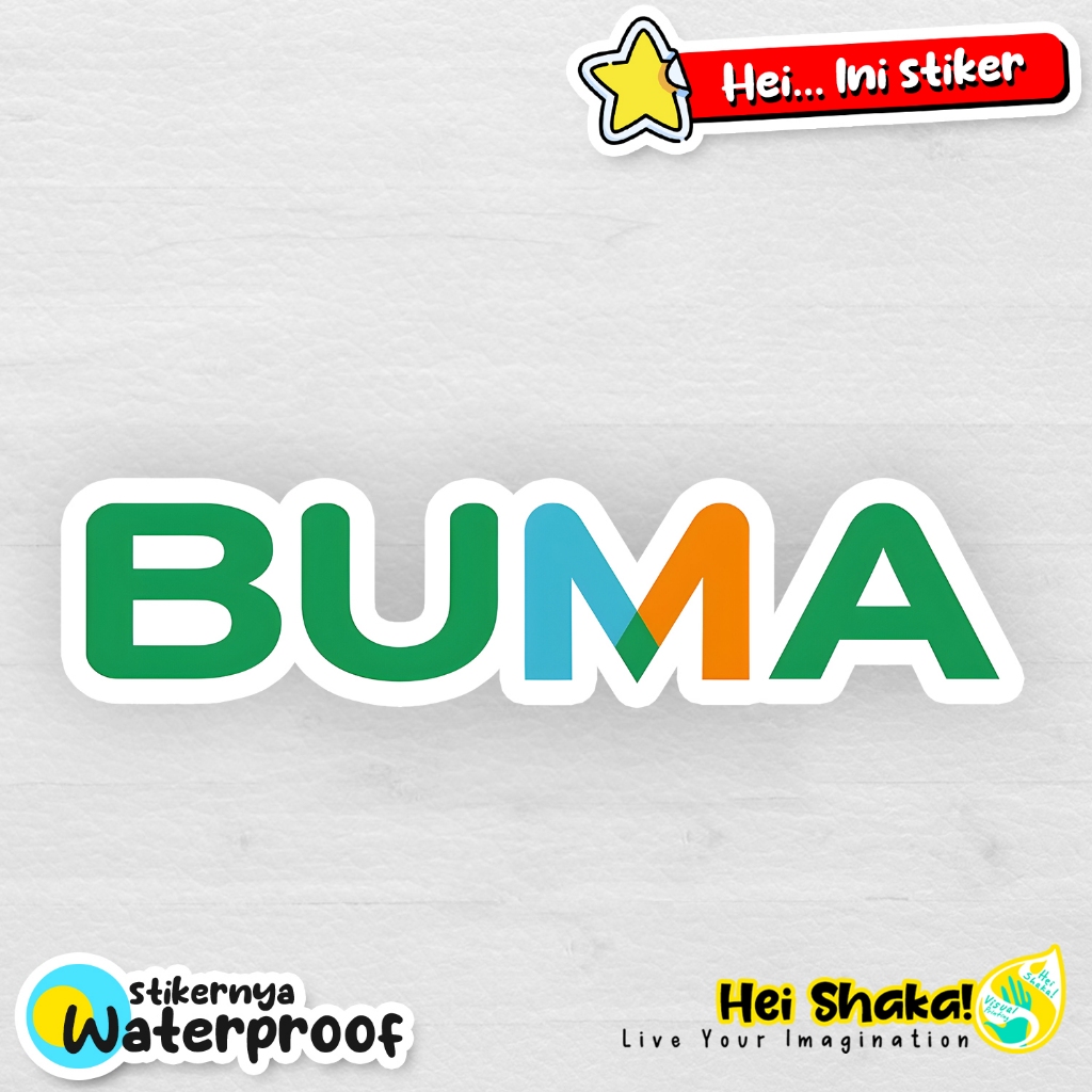 

Stiker BUMA Sticker Perusahaan Vinyl Anti Air