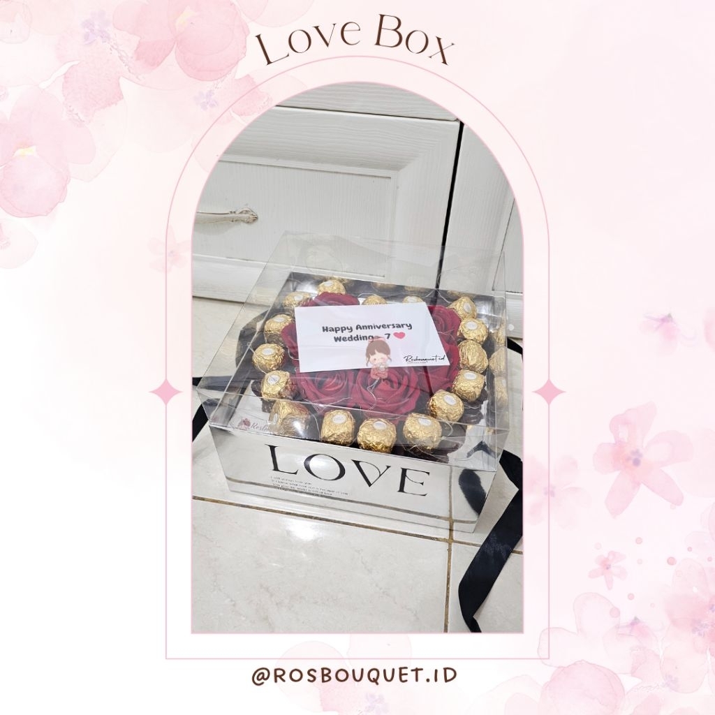 

Love Box Ferrero Rocher / Birthday Gift / Valentine Gift / Anniversary Gift / Hadiah / Kado