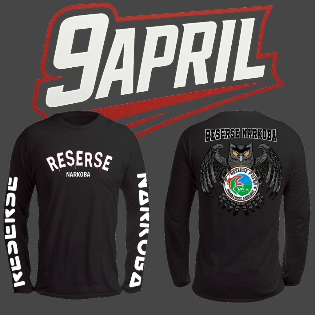 kaos atasan RESERSE T-SHIRT RESERSE NARKOBA TERBARU 100% CATTON DENGAN KETEBALAN 24s