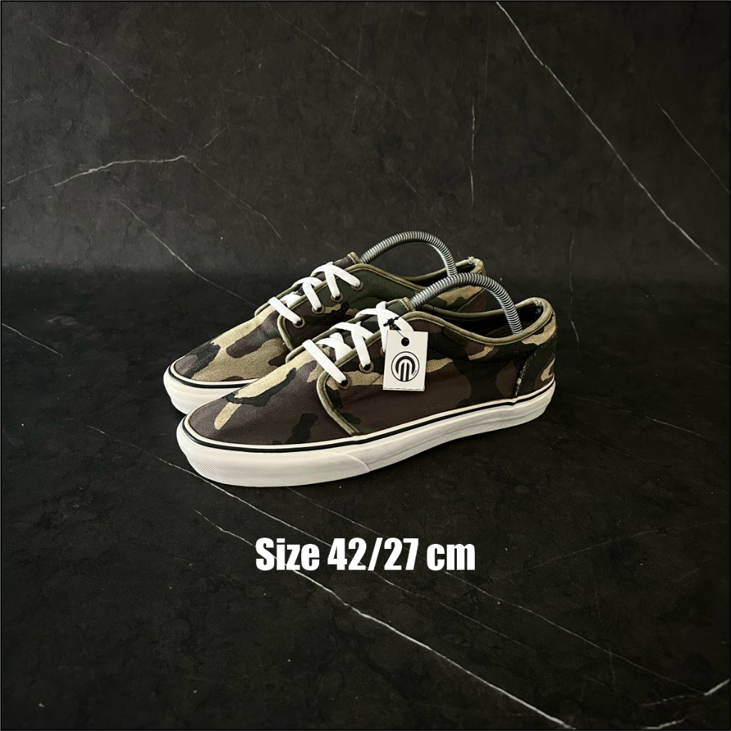 Sepatu Second Pria Vans Atwood Kets Low Camo - Size 42/27 Cm - Kode BL68