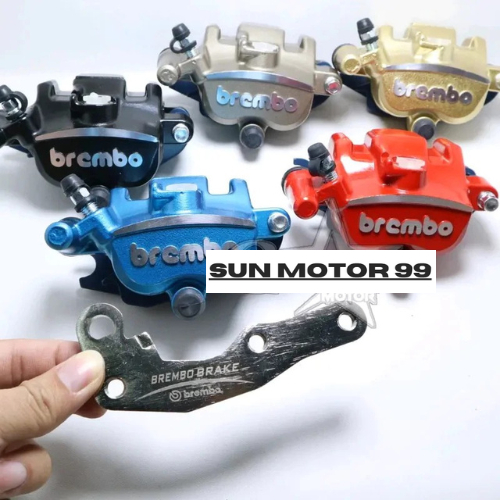 PAKET KALIPER 2 PISTON BREMBO SAMURAI BRAKE DISC 260mm BEST FI BEAT STREET BEAT POP VARIO 125 VARIO 