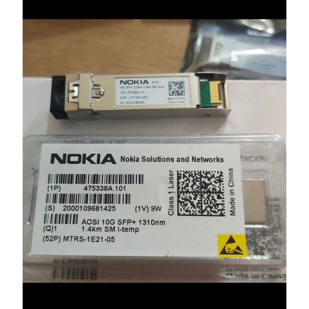Sfp+ 10g Nokia sfp+ 1310nm 1.4 km SM AOSI