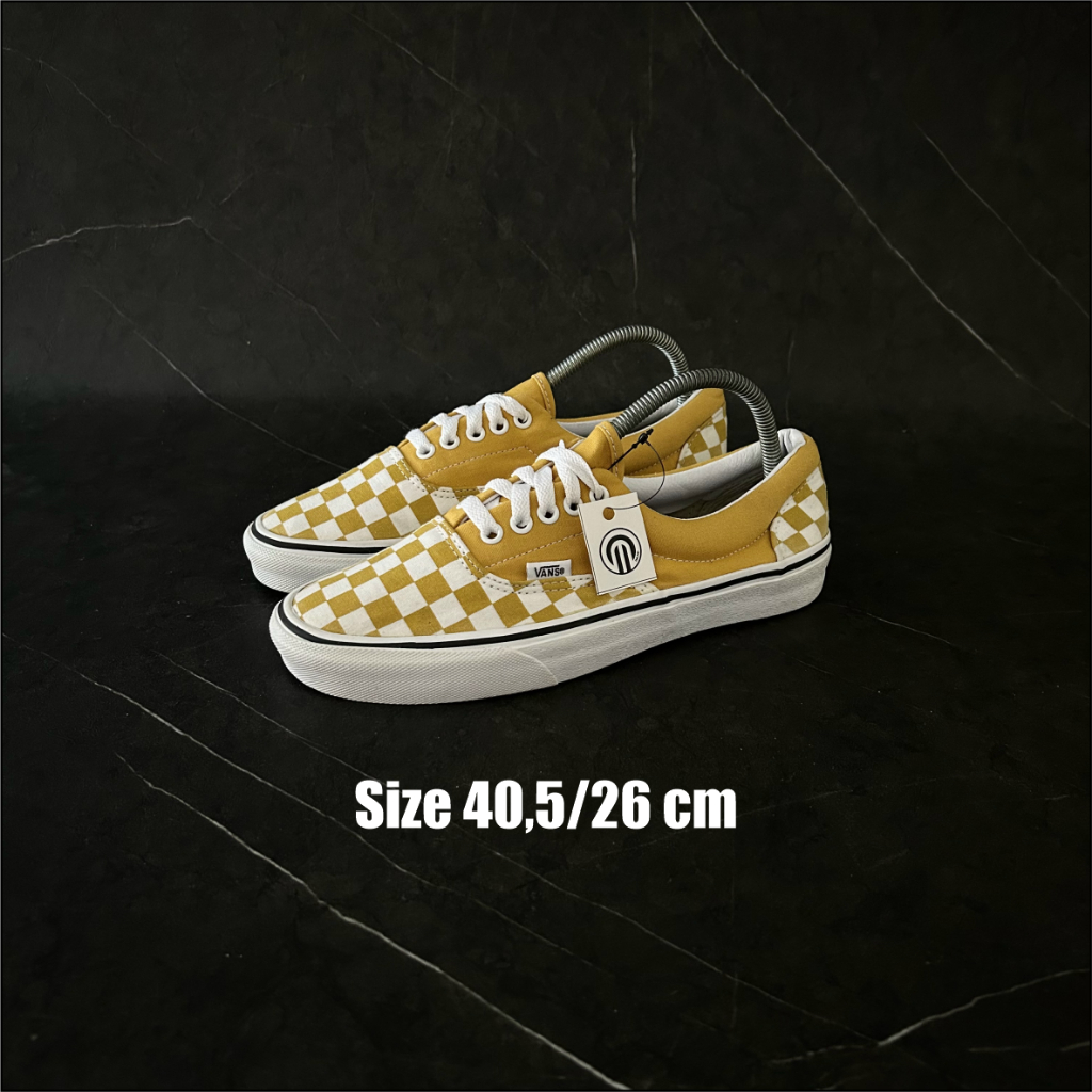 Sepatu Second Pria Vans era chekerboard - Size 40.5/26 Cm - Kode BL72