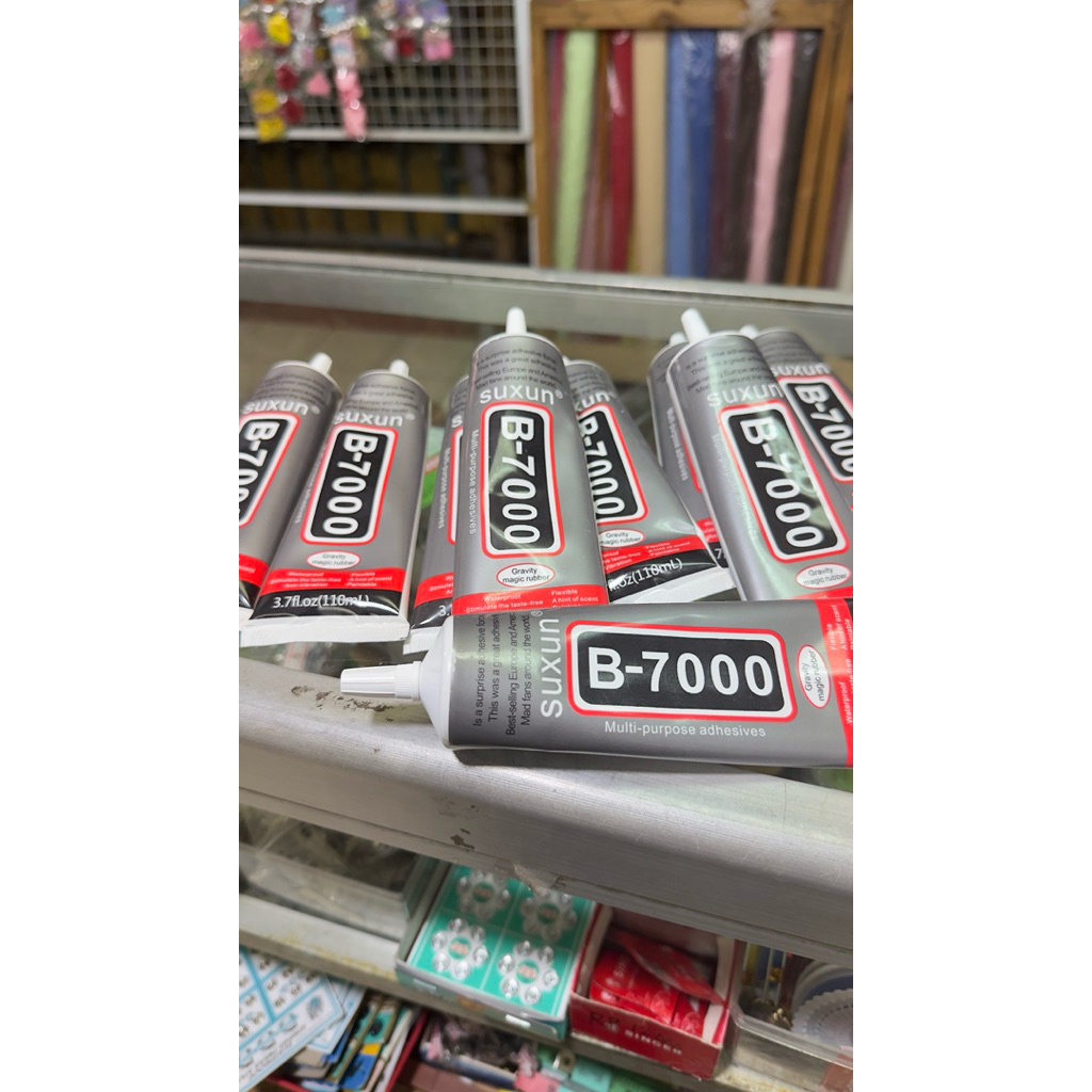 LEM PAYET SUXUN  B-7000 ORIGINAL 110 Ml ( LEM PAYET SUPER KUAT, CEPAT KERING, UJUNG TUBE PAKAI JARUM
