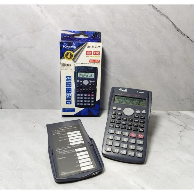 

KALKULATOR ROYALLY RY-350 MS / KALKULATOR ELEKTRONIK / KALKULATOR SIN COS TAN - ROYALLY