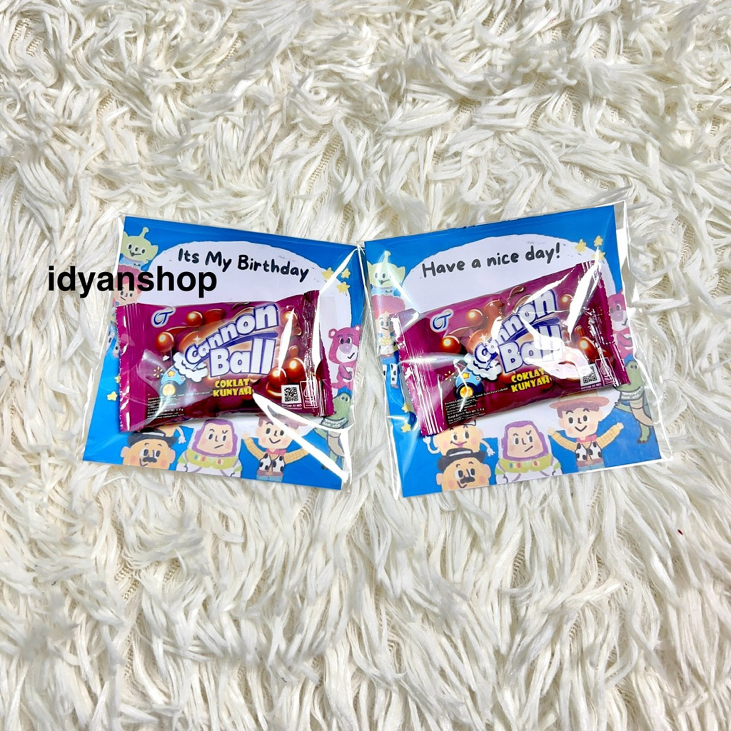 

(CANNON BALL) MINI GIFT SNACK / SOUVENIR /FREEBIES / HADIAH MINI / BINGKISAN SNACK / MINIGIFT / HADIAH LOMBA / GRADUATION / SEMPRO