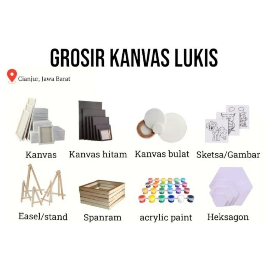 

BIG SIZE kanvas lukis 70x70cm canvas lukis 80x80cm alat lukis canvas 60x70cm kanvas lukis 60x80cm siap pakai