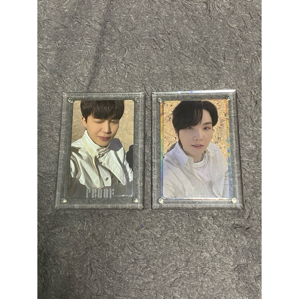Official Photocard POB Proof - Suga Jimin BTS