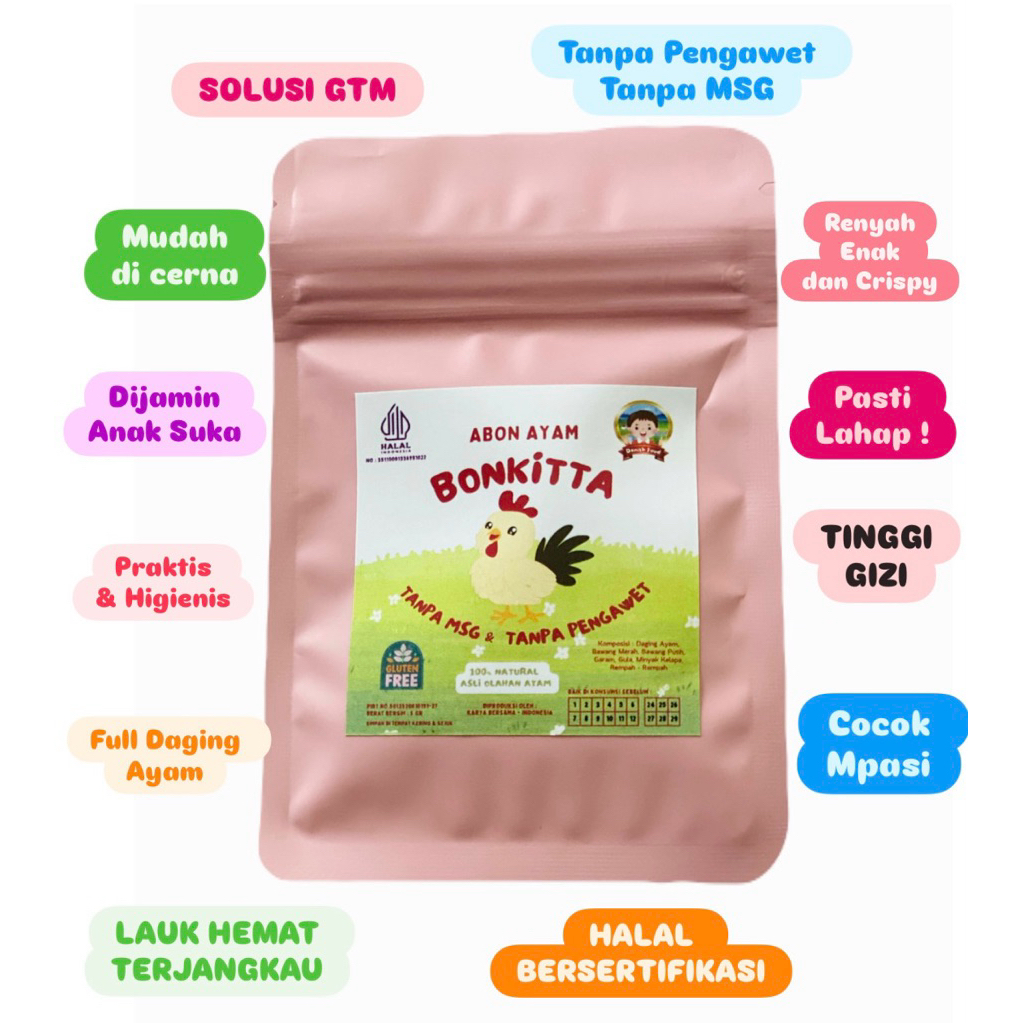 

ABON SACHET BONKITTA VARIAN SACHET