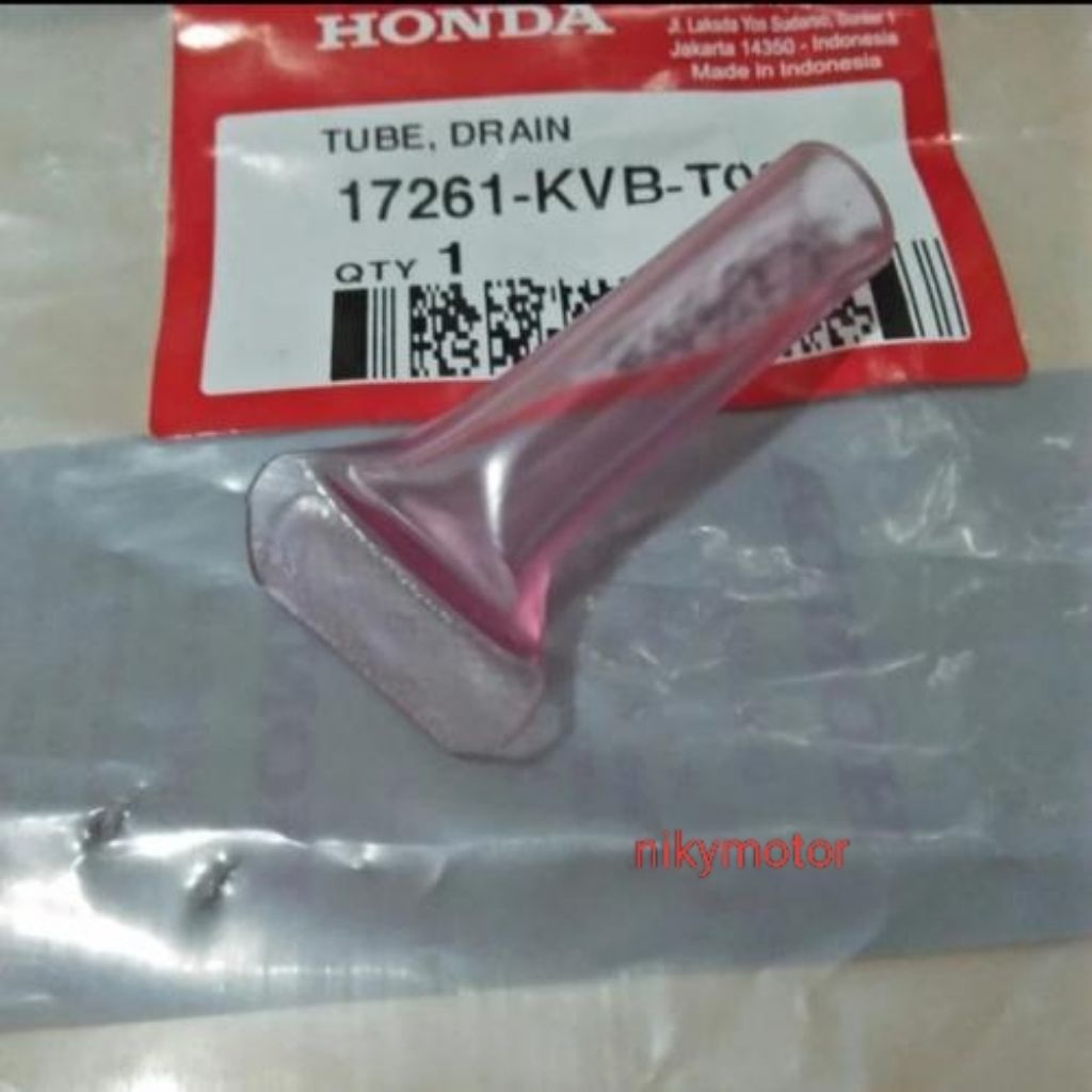 Tube Drain 17261-KVB-T00 Selang pembuangan filter udara Honda Beat Vario PCX Stylo ADV Scoopy CRF 25