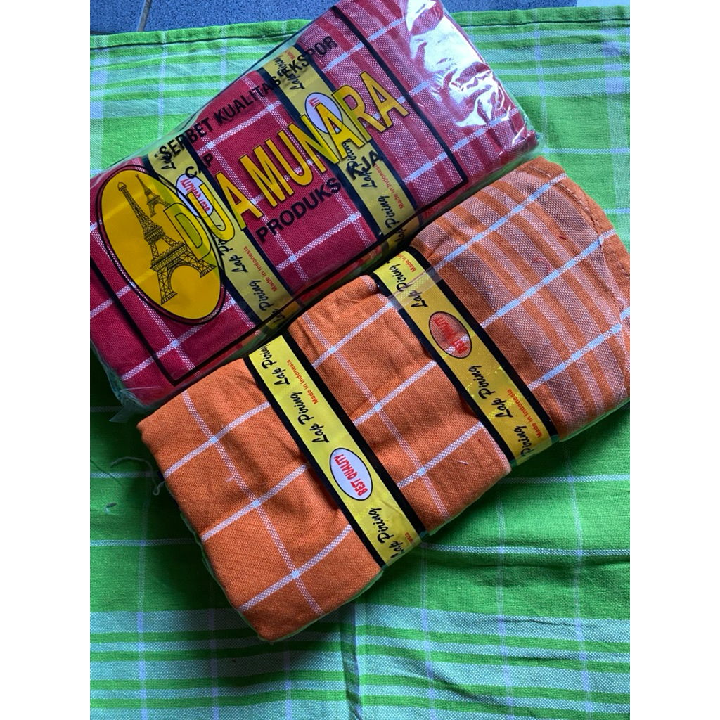 (COD) lap 2menara warna / lap warna / serbet warna kotak