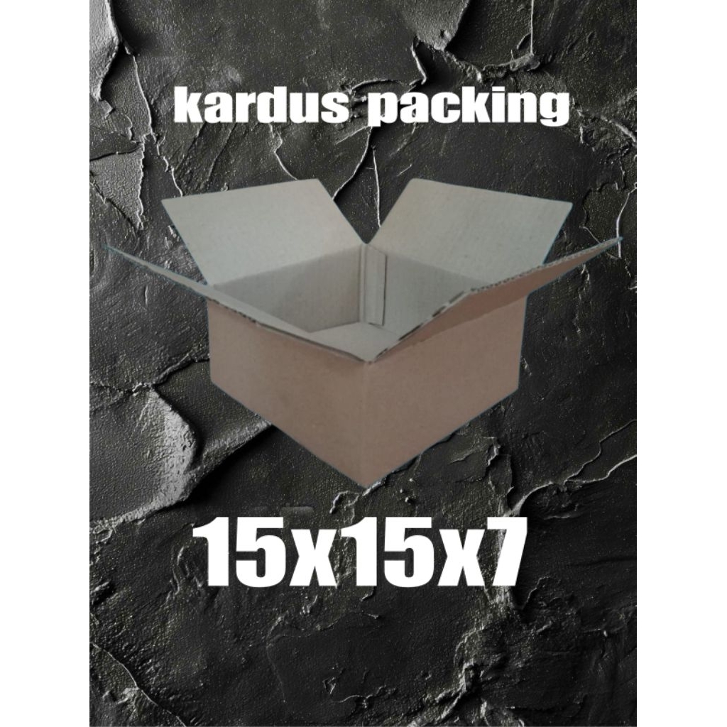

kardus packing UK 15x15x7 kardus kecil kardus besar..