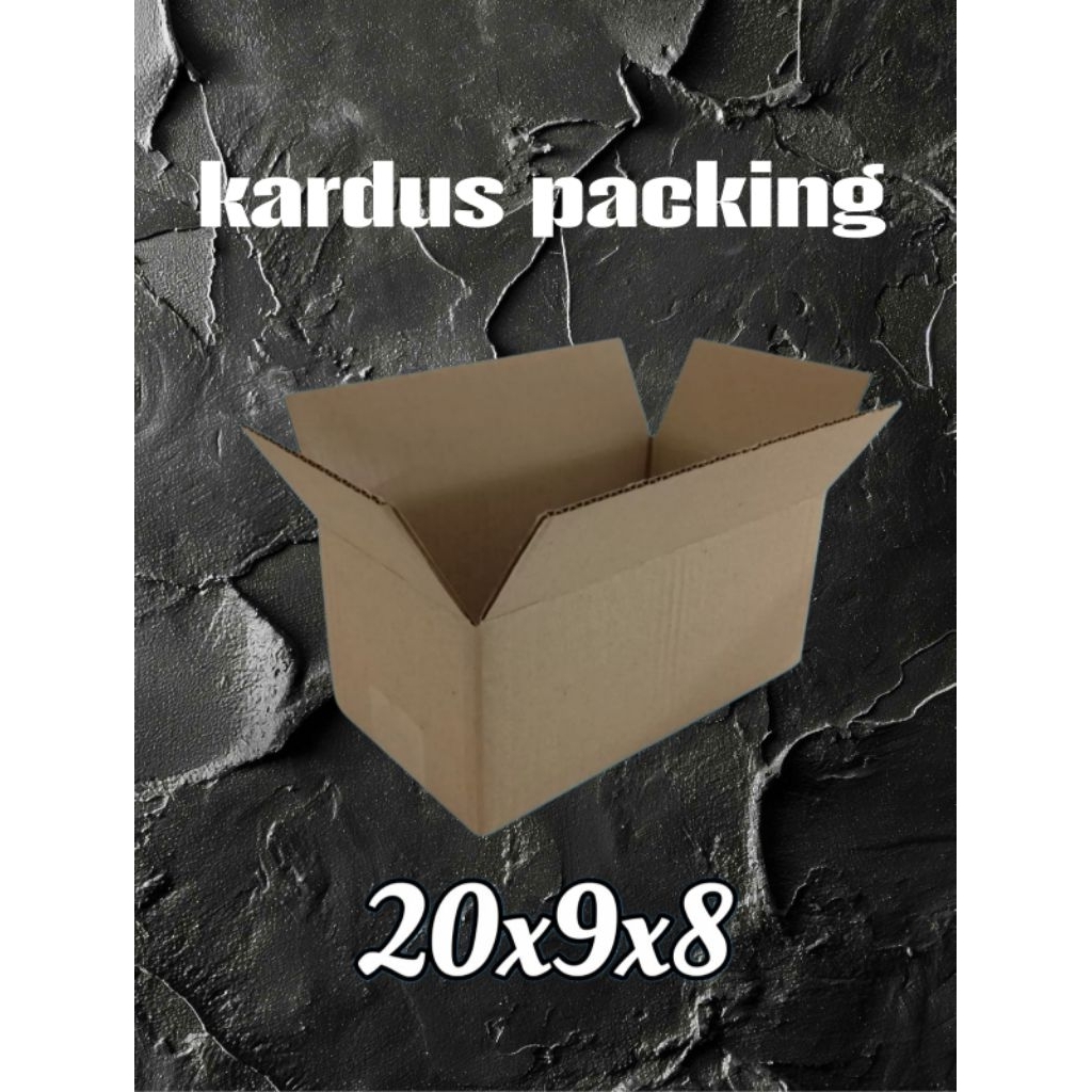 

kardus packing UK 20x9x8 kardus besar kardus kecil..