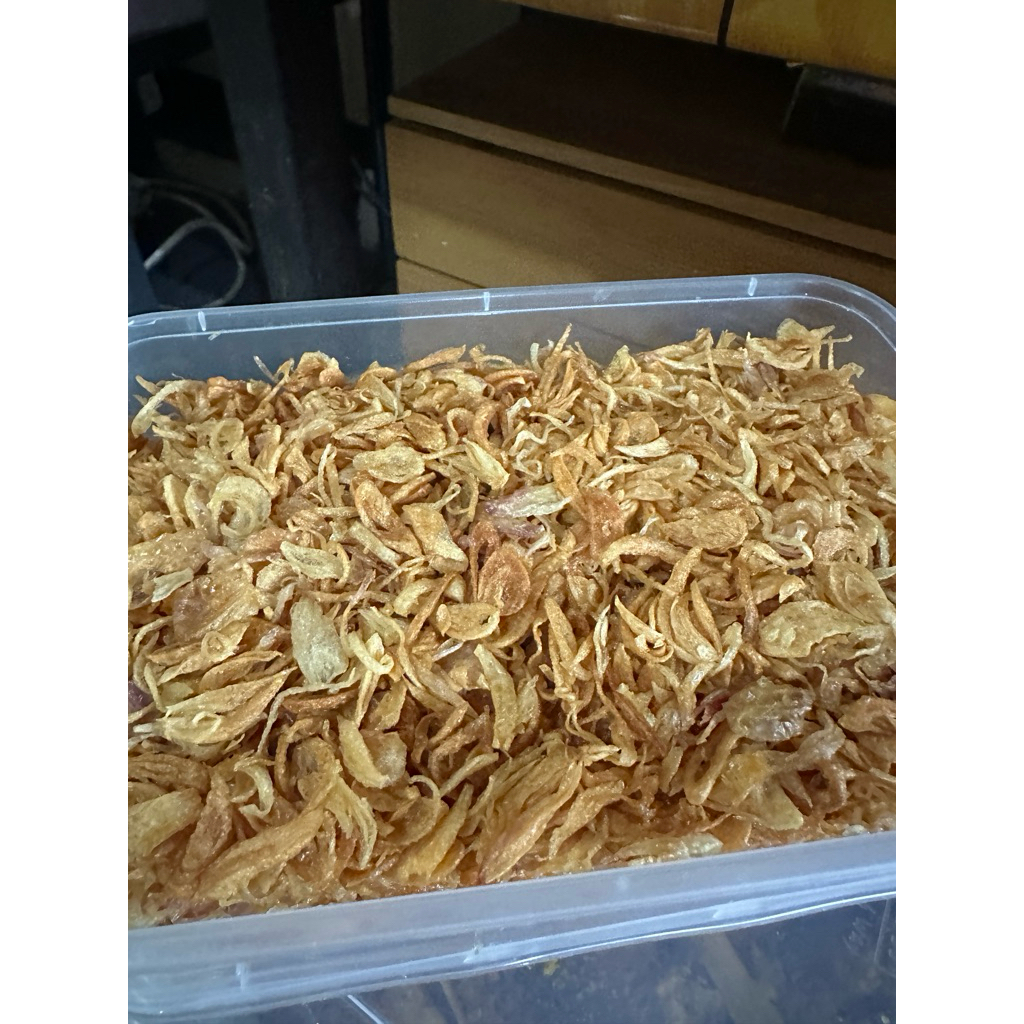 

Bawang goreng premium grade A sumenep asli tanpa campuran 500 ml