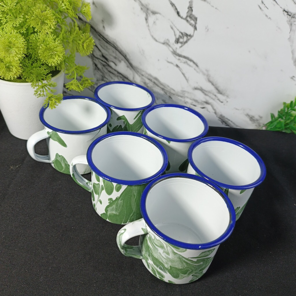 GELAS BLIRIK JADUL / GELAS JADUL / CANGKIR ENAMEL / CANGKIR BLIRIK / GELAS BLIRIK ENAMEL / GELAS BLI