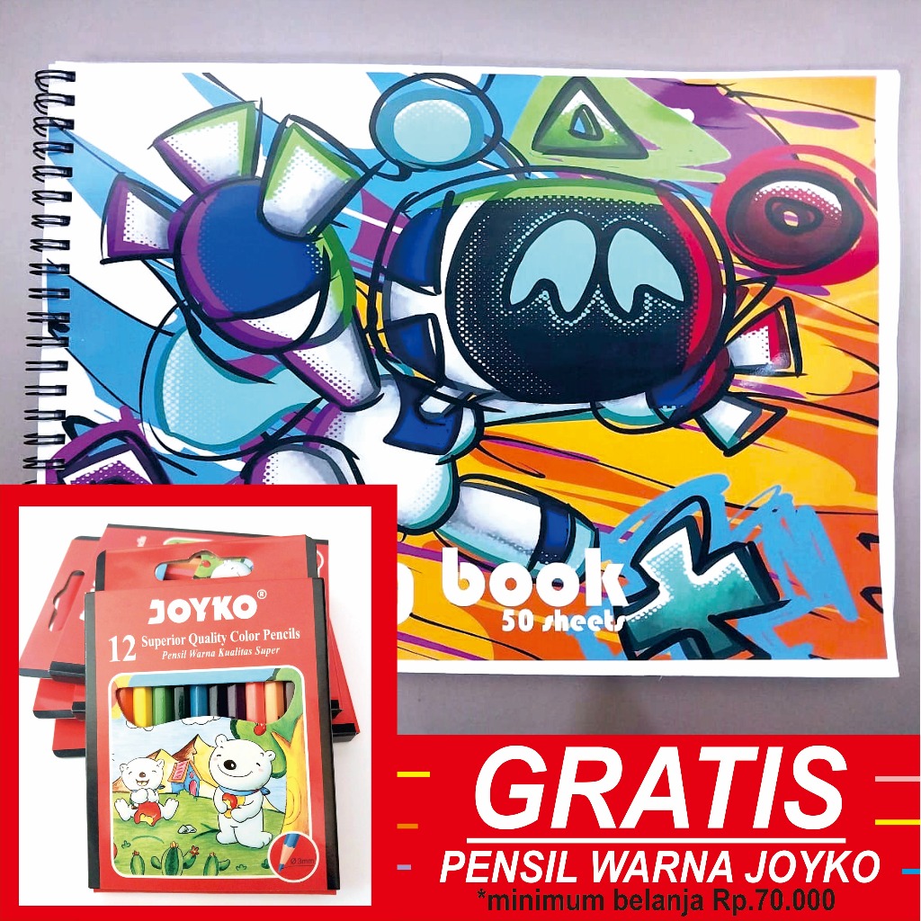 

#Drawing Book I Buku Gambar A4 I Isi 50 lembar I DB