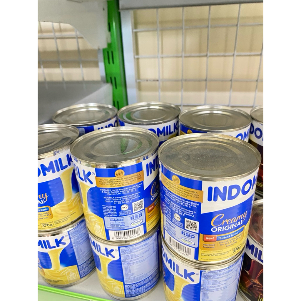 

Susu Kental Manis Indomilk Kaleng 370g Rasa Creamy Original dan Coklat