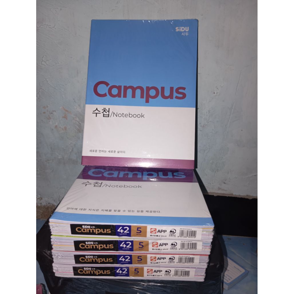 

BUKU TULIS BIGBOS SIDU CAMPUS ISI 5 50 & 42 LEMBAR MURAH
