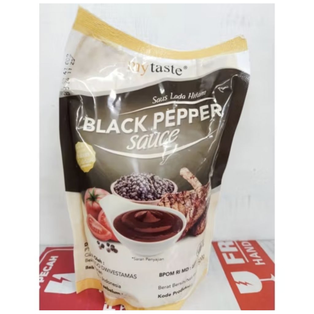 

500gr Mytaste saus lada hitam - blackpepper sauce