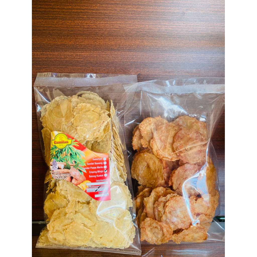 

Emping Belinjo Mentah Khas Mojokerto Enak Renyah Gurih 200 gr