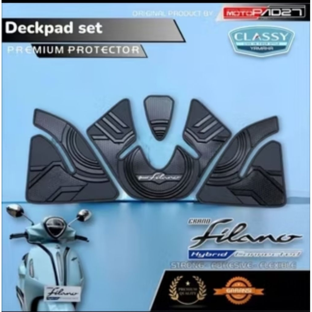 Deckpad Filano 2023 - 2025 Deckpad Rubber yamaha grand filano 2023