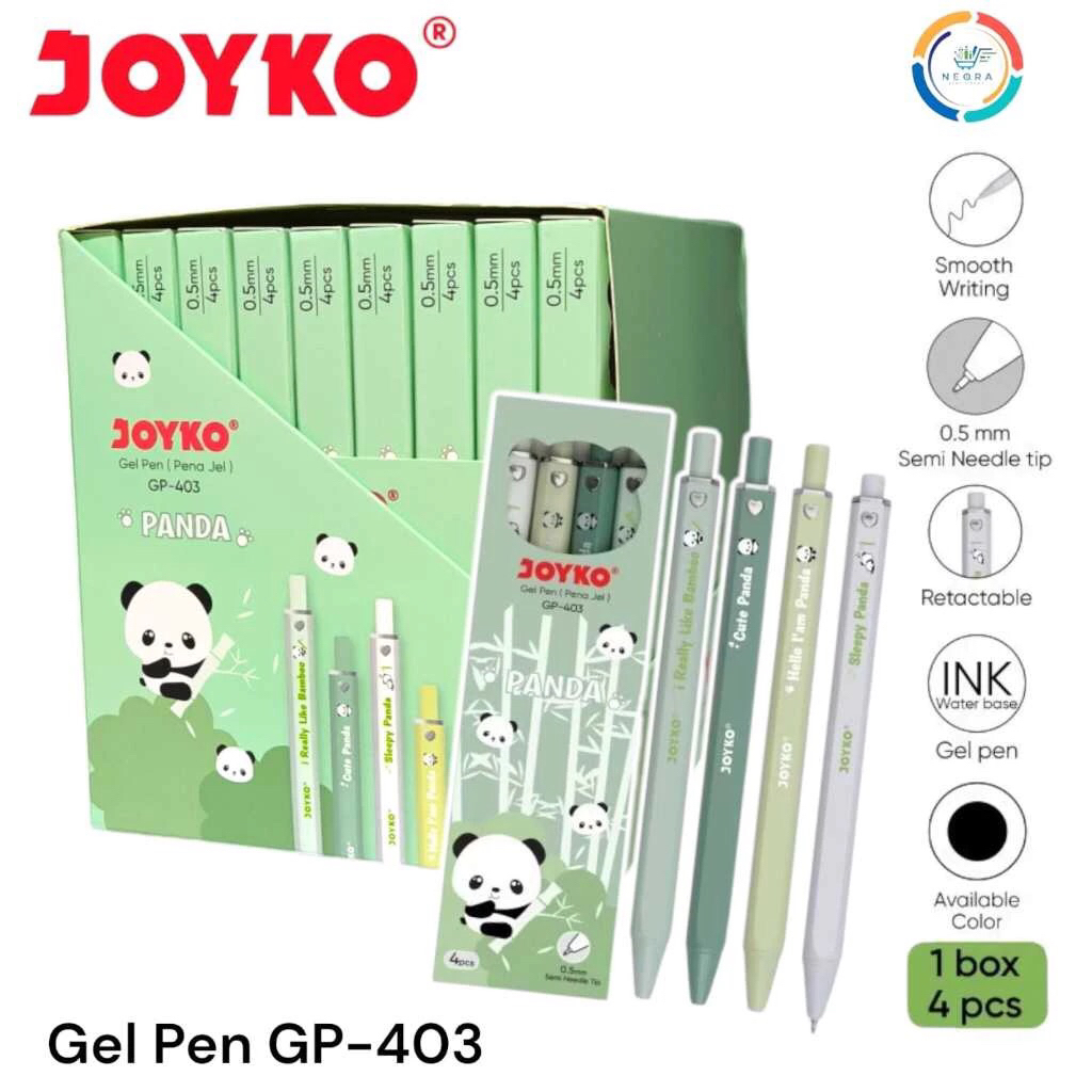 

Isi 4 Pcs Bulpen / Bulpen Joyko GP 403 / Gel Pen 0,5mm