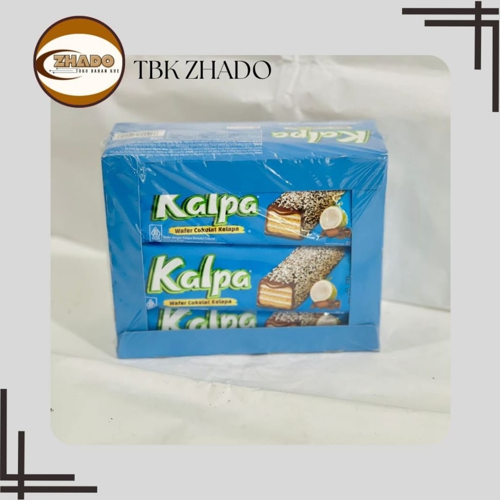 

Kalpa Wafer Coklat Kelapa - 1 box isi 12 pcs @22 gr
