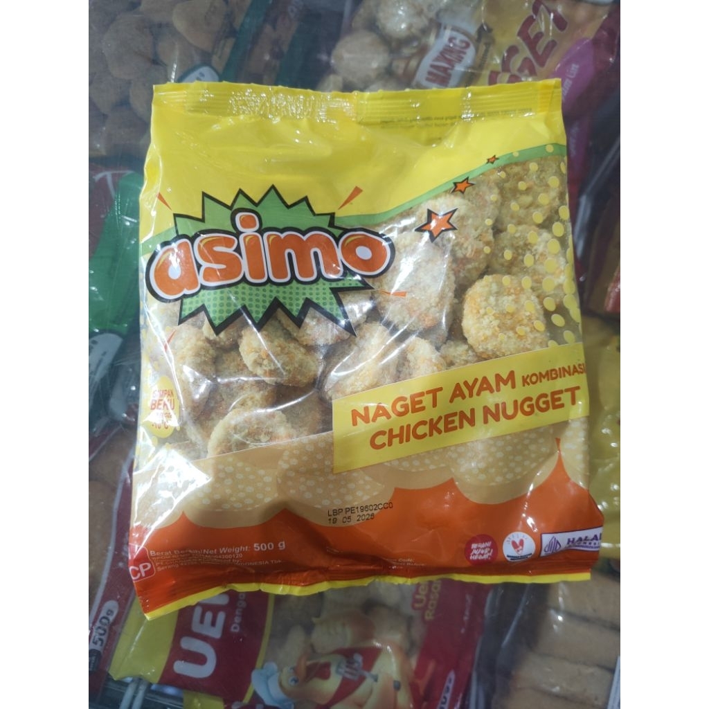 

Khusus Instan , Asimo Chicken Nugget Coin 500g