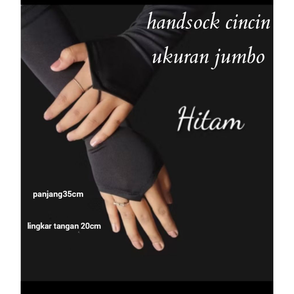 (BIG SIZE)handsock cincin polos ukuran jumbo
