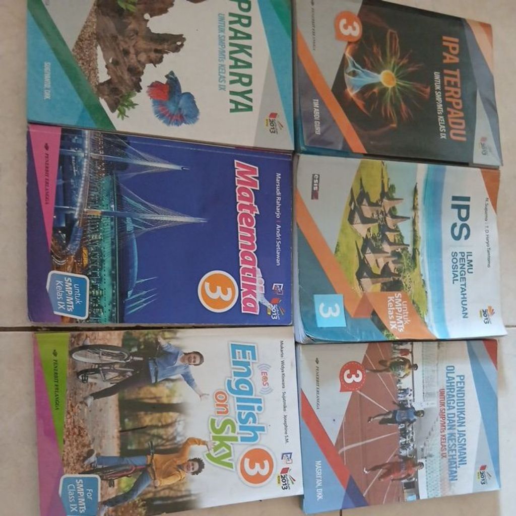Buku Bekas untuk Kelas 9