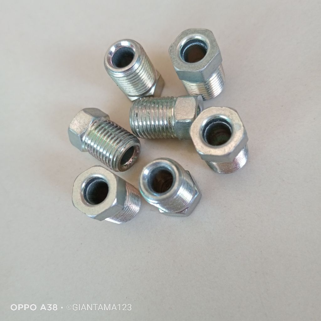 3 PC NEPEL PIPA REM/NIPPLE PIPA REM NEPEL 10 KUNCI 10 MM ORI UNIVERSAL