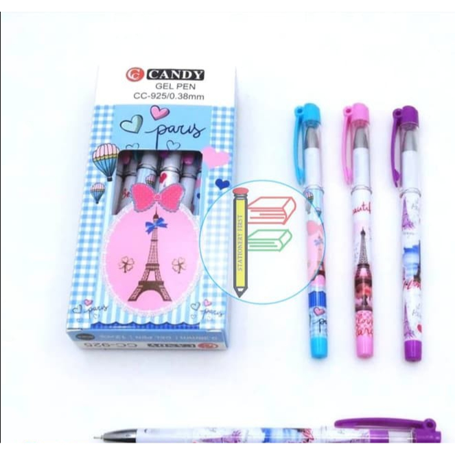 

Candy Gel Pen CC-925/926/927/928 Pena 0.38mm