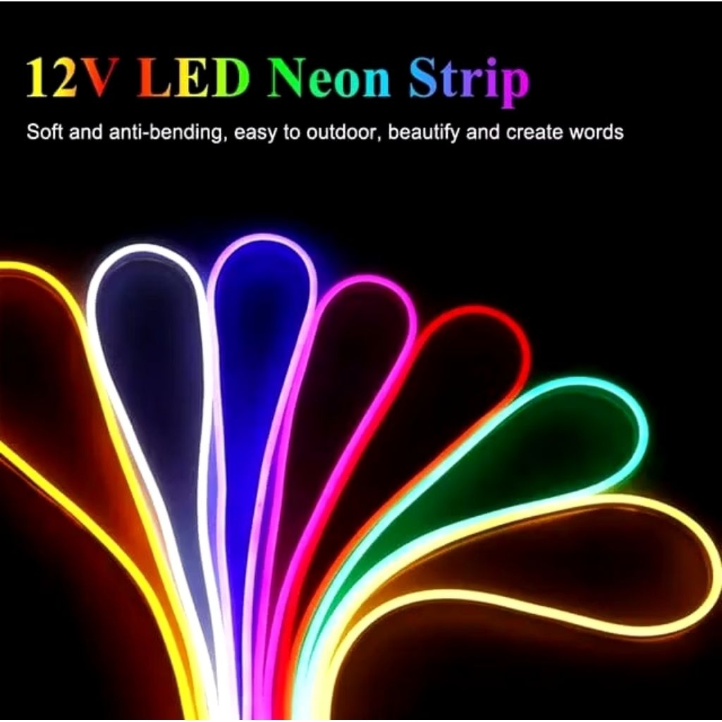 Neon Flex Lampu Selang Flexible LED 12V Panjang 5M