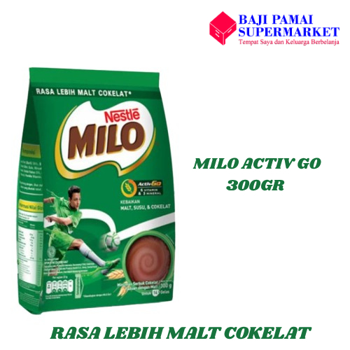 

Nestle Milo Activ Go 300gr pouch