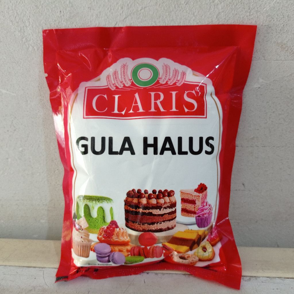

Claris gula halus 250 gram | gula halus claris | gula halus putih