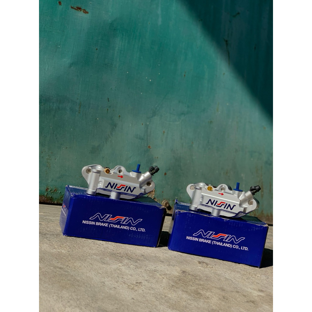 Kaliper nissin 4 piston SILVER