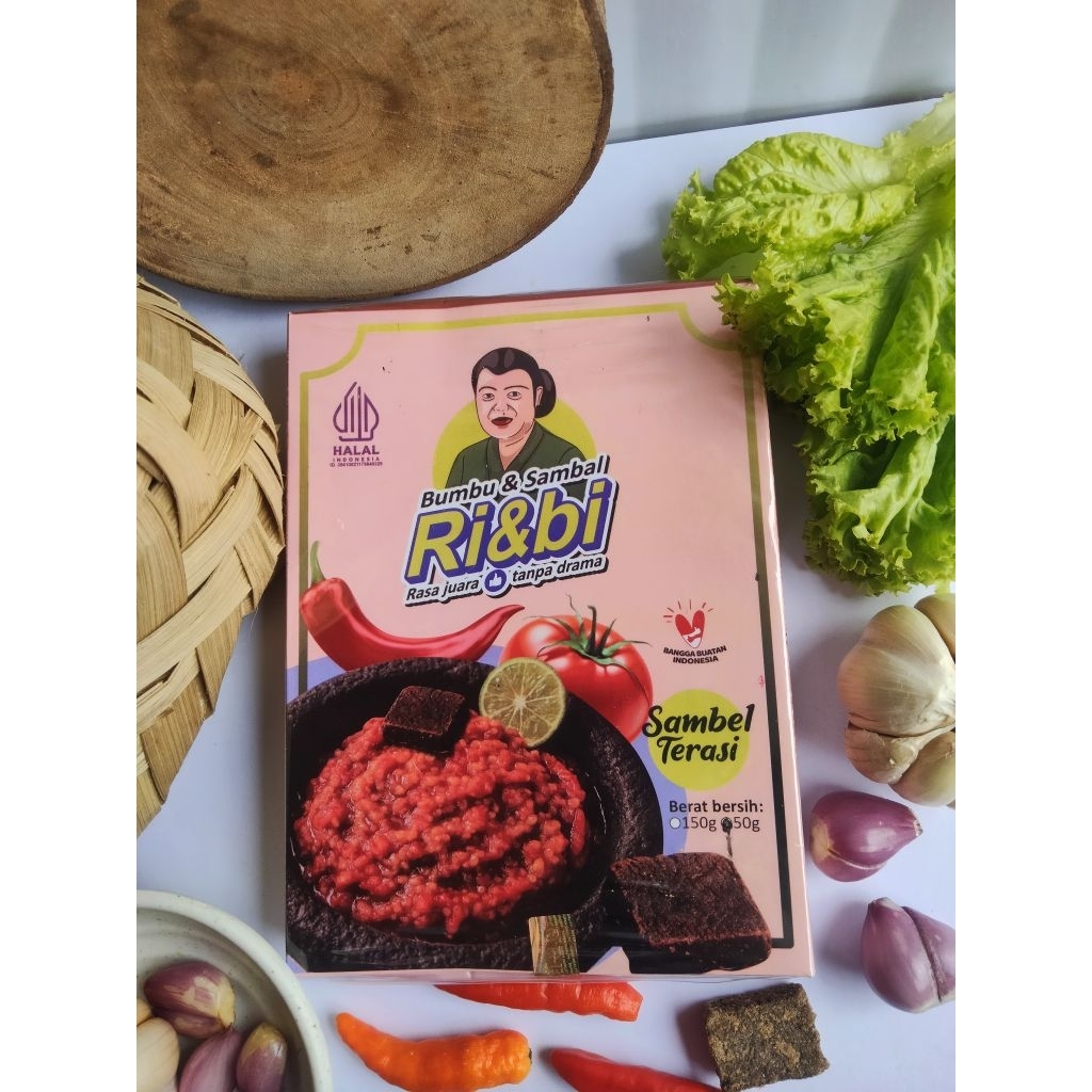 

SAMBAL TERASI RI&BI 150GR/SAMBAL TERASI INSTAN