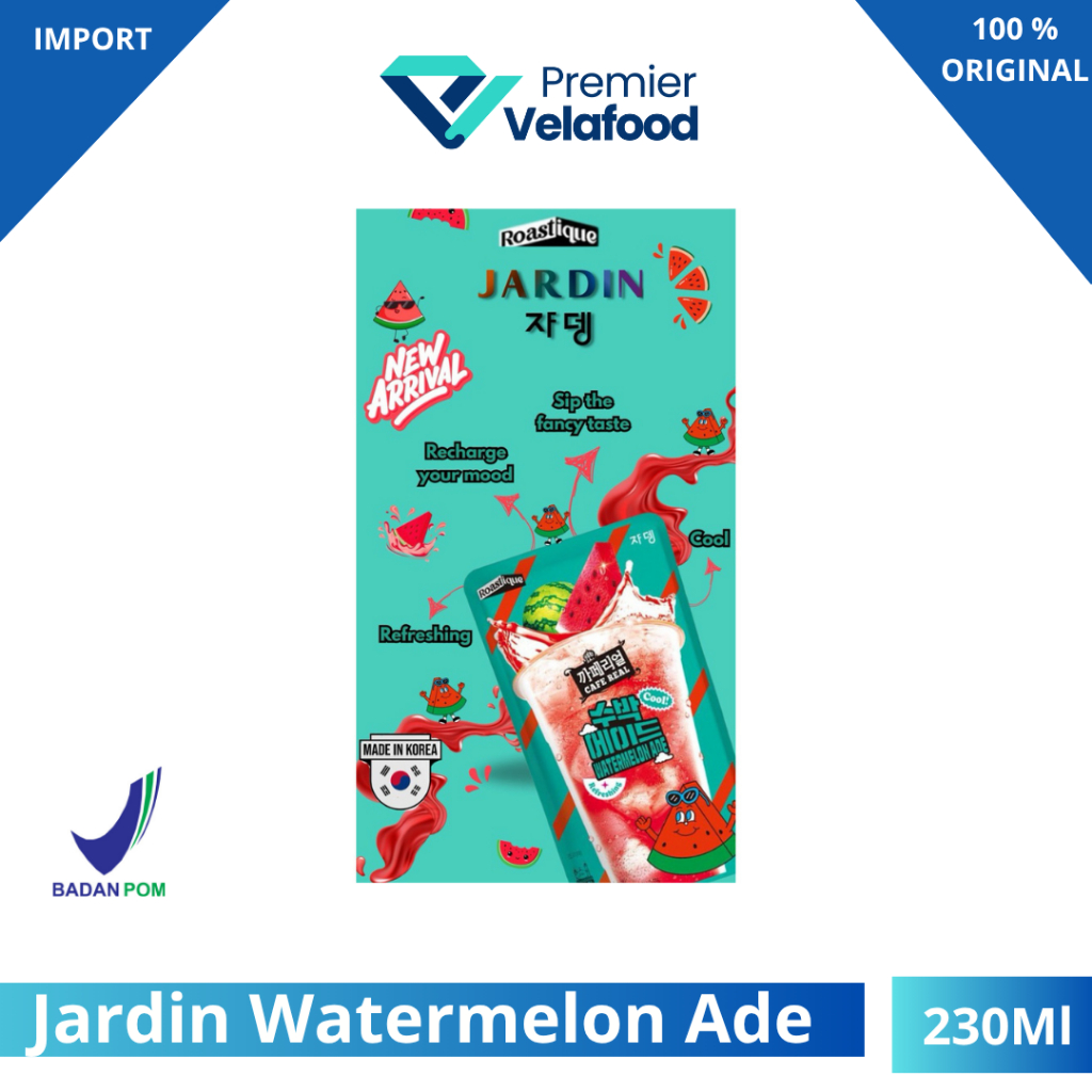 

Jardin Drink Pouch Watermelon Ade - Minuman Khas Korea Rasa Semangka