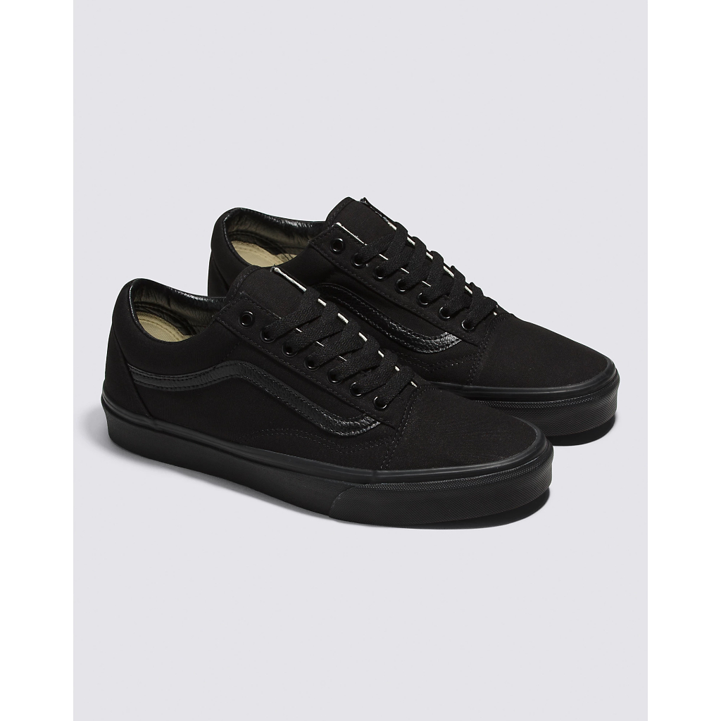 SEPATU  OLDSKOOL FULL BLACK PREMIUM SNEAKERS OLDSCHOOL KASUAL SEPATU PRIA HITAM POLOS SEPATU WANITA 