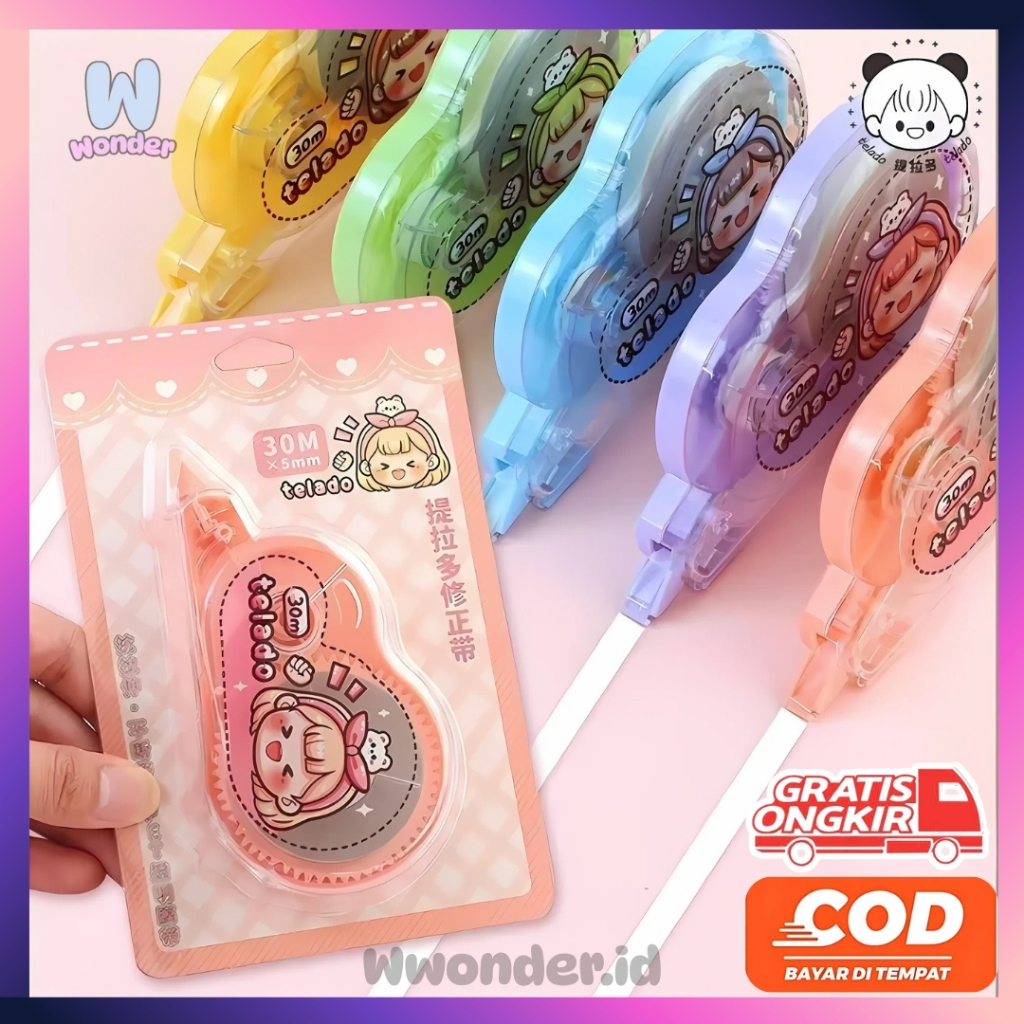 

WW Tipe X Roll Correction Tape Untuk Menghapus Tulisan TLD127