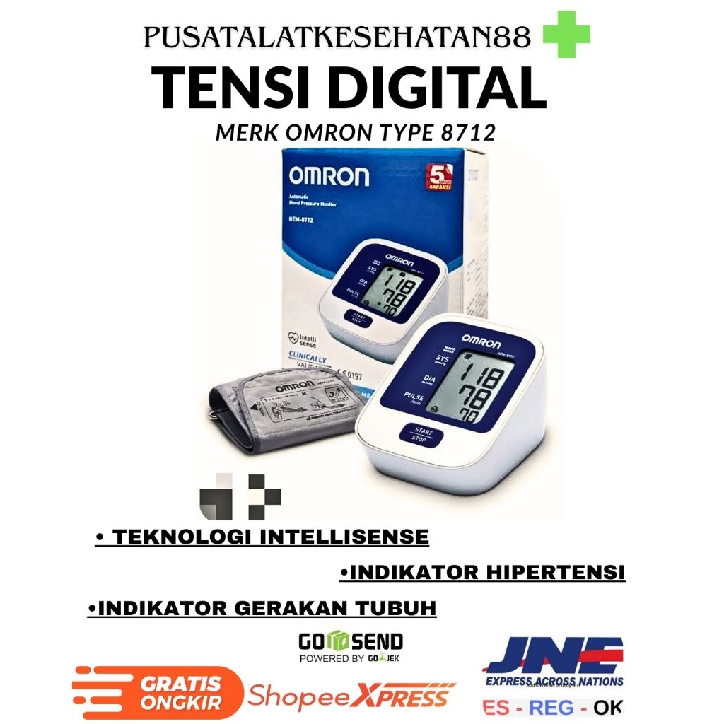 Tensi Digital Omron 8712 / Alat Tekanan Darah Omron