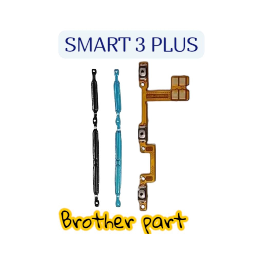 TOMBOL SET ON OFF VOLUME LUAR DALAM INFINIX SMART 3 PLUS
