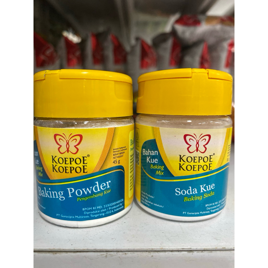 

Kupu kupu baking powder / soda kue