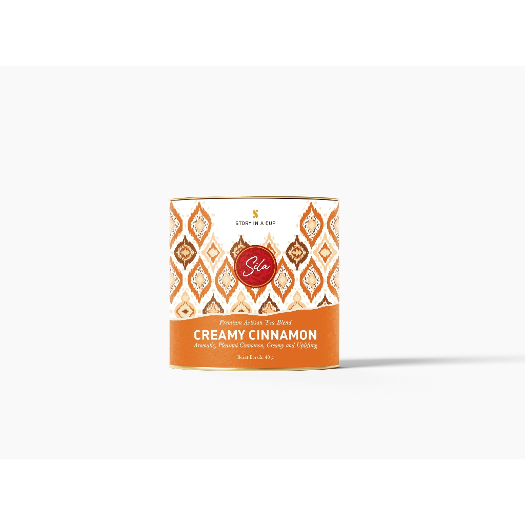 

Sila - Creamy Cinnamon - Daily Gourmet - Premium Artisan Blend - Canister Mini - Premium Tea - Black Tea
