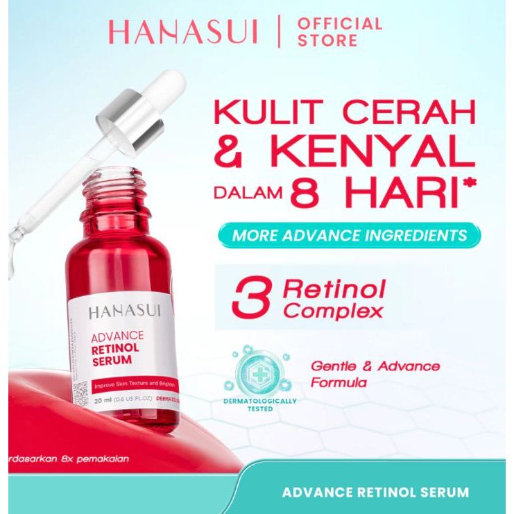 Hanasui Advance Retinol Serum / Retinol / Serum Wajah