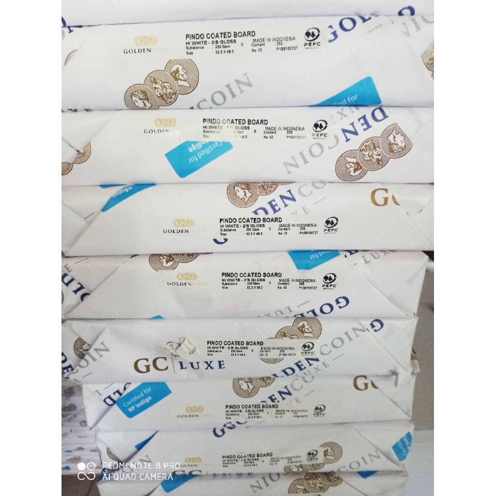 

Kertas Digital Printing 260gsm ART CARTON A3+ (325x485 mm) 1 pack isi 250 lembar(khusus INSTAN)