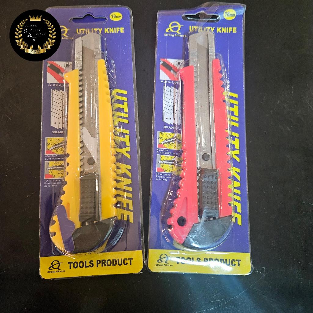 

Pisau Cutter Dorong QQ Besar / Cutter QQ Besar Dorong