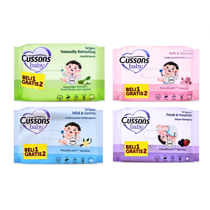 Cussons Baby Wipes Tisu Basah Bayi